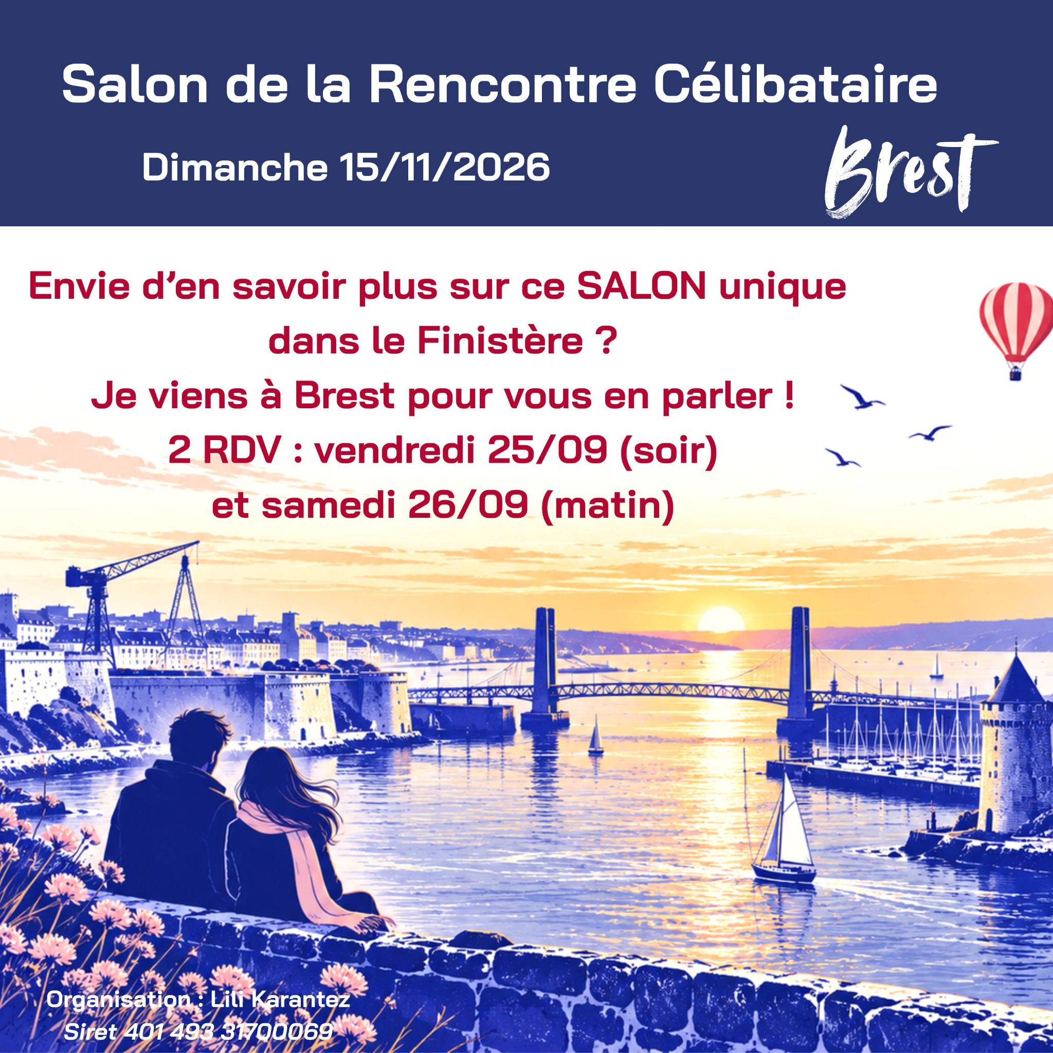 Lili Karantez vient à Brest présenter le Salon de la Rencontre Célibataire